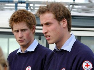 Die Prinzen William und Harry, Hilfe für die Flutopfer