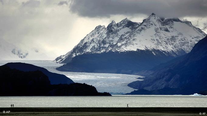 Gletscher in den Anden von Chile