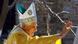 Pope blesses the congegration at a mass in Ephesus