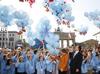 Abschluß des EU-Gipfels in Berlin