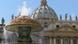 View of St. Peter's Basilica at the Vatican in Rome