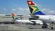 Südafrika South African Airlines Flugzeuge am Flughafen Johannesburg